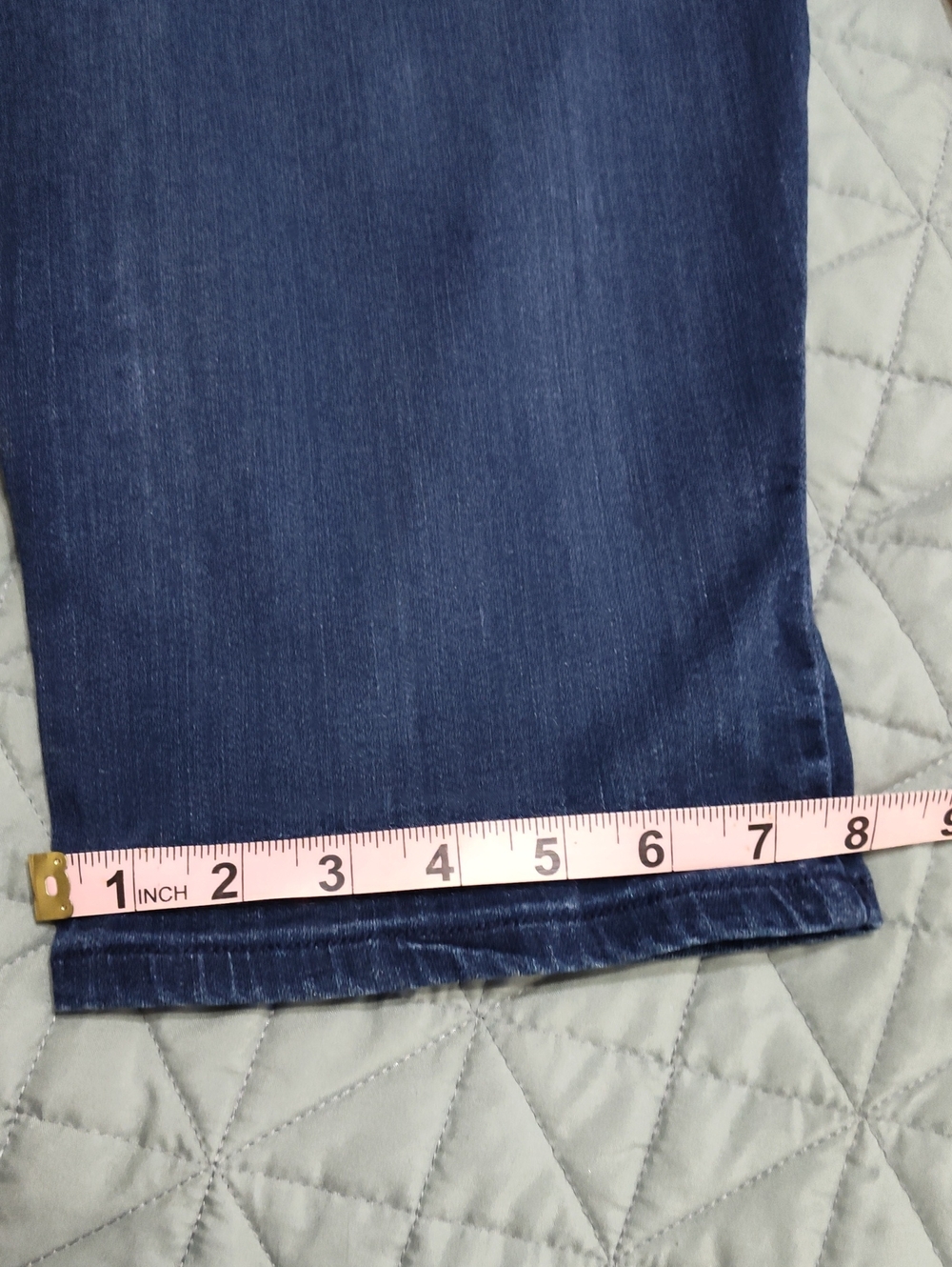 Dark Blue Denim Capri Jeans - Picture 10 of 11